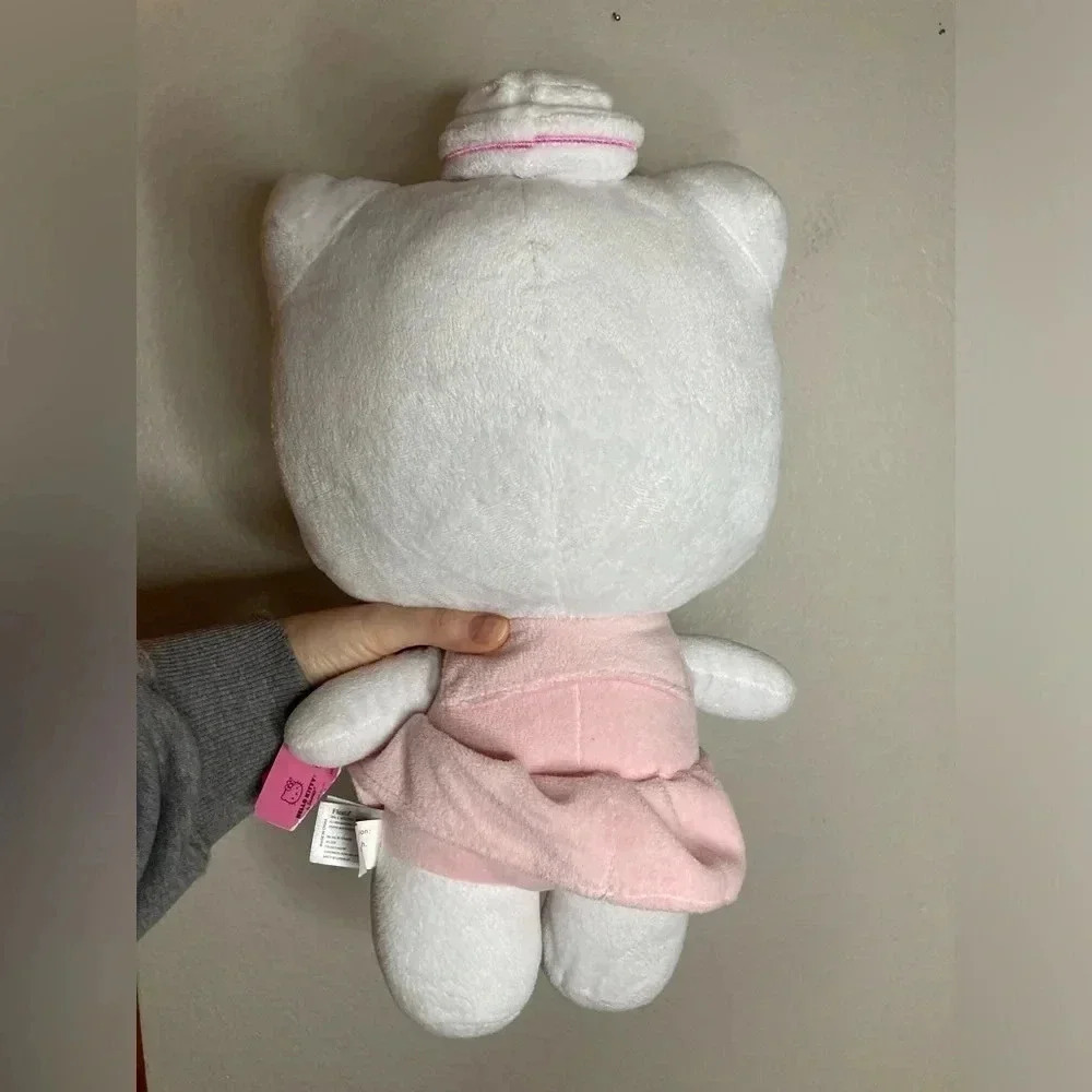 NWT Hello Kitty White and Pink Extra Large 17” Plush - Picture 2 of 8